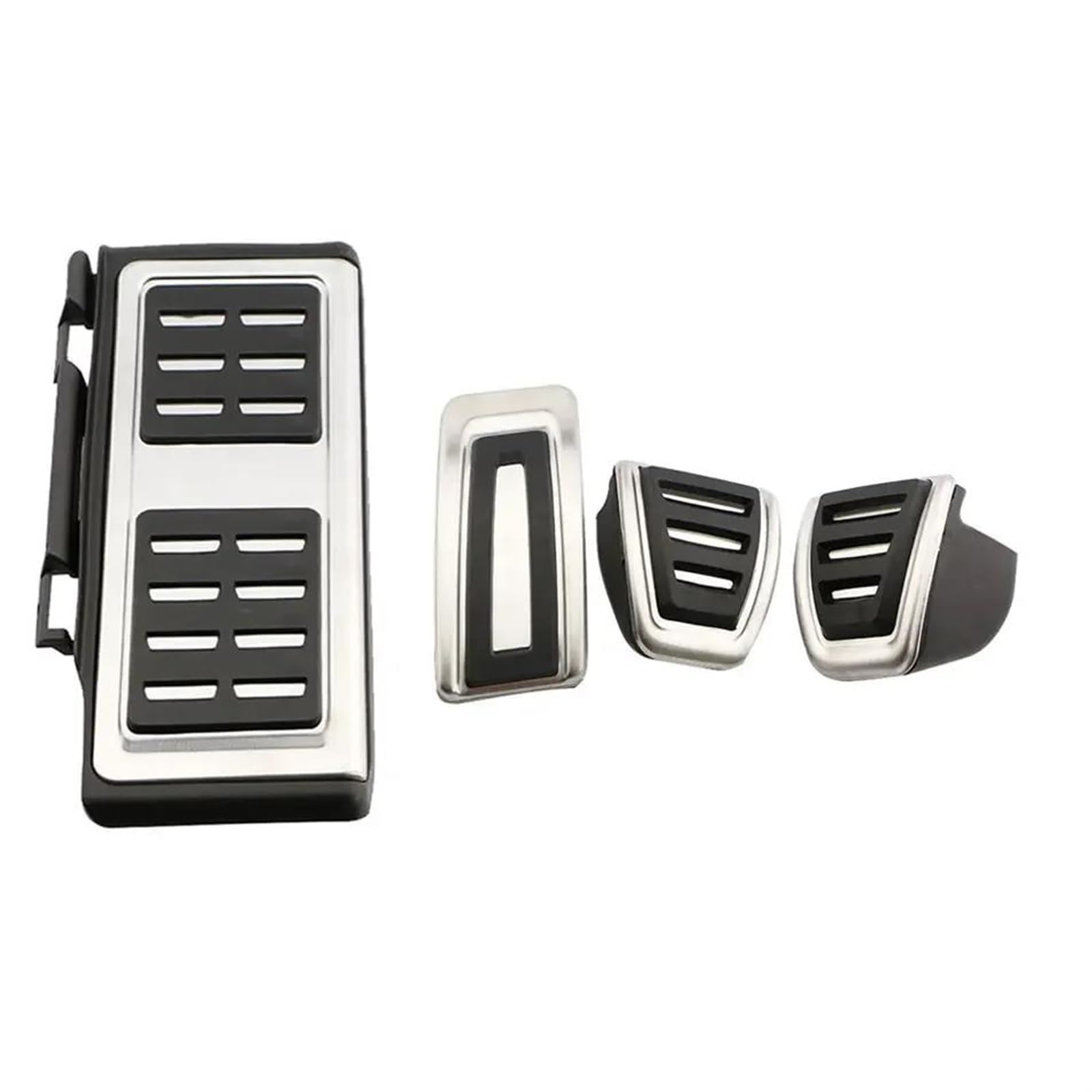 Auto Pedal Für VW Für Passat B8 Für Golf 7 Für Tiguan 2017-2021 Kraftstoffbremskupplungspedalabdeckung Autopedale Auto Bremspedalabdeckung(MT with Rest 4pcs) von UMDJJU