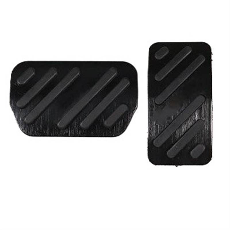 Auto Pedale Schutz Für BYD Für Seagull 2023-2024 Aluminiumlegierung Auto Gaspedal Bremspedal Abdeckung Pad Fall rutschfeste Automotive Fußstütze Bremse Pedalkappen(Black-2PCS) von UMDJJU