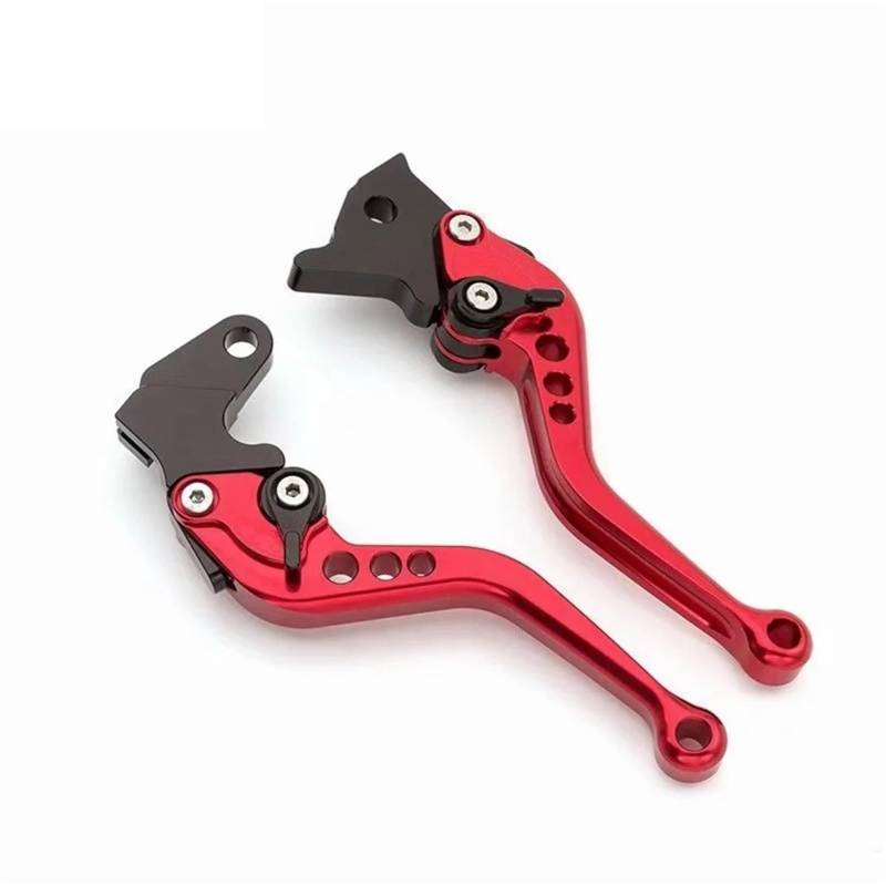 Bremskupplungshebel Für CBR954RR 2002-2003 Für CBR600RR 2003-2006 CNC-Motorradbremskupplungshebel Verstellbarer Aluminiumhebel Kupplungshebel Bremshebel(Red 147mm) von UMDJJU