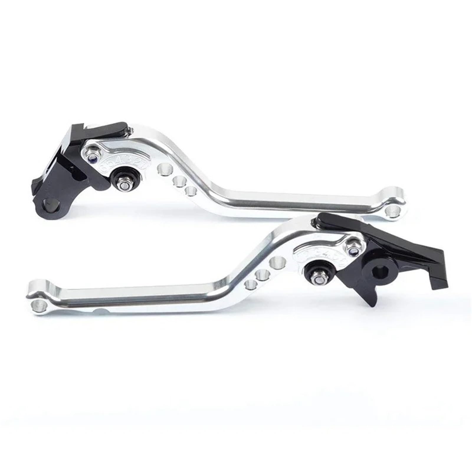 Bremskupplungshebel Für Ducati Für Monster 1200 SR 2014–2018 Kurzes Langes CNC-Einstellungs-Kupplungsbremshebel-Set Kupplungshebel Bremshebel(177mm Silver) von UMDJJU