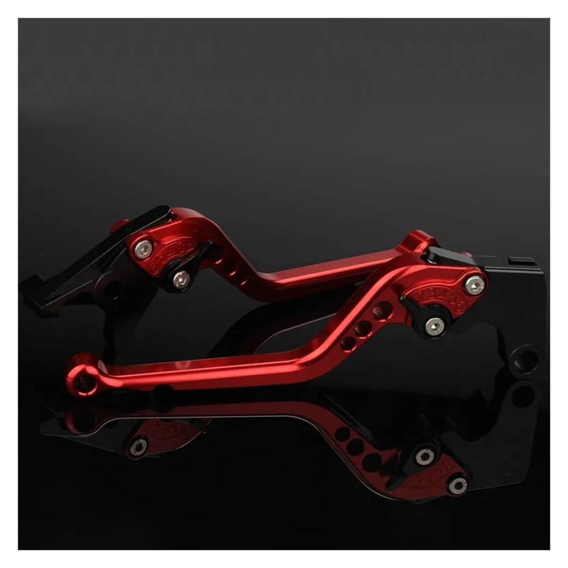 Bremskupplungshebel Für HNTR Für Hunter 350 2022-2024 CNC Kurze Lange Motorrad Einstellbare Aluminium Bremse Kupplungshebel Hebel Zubehör Kupplungshebel Bremshebel(177mm Red) von UMDJJU