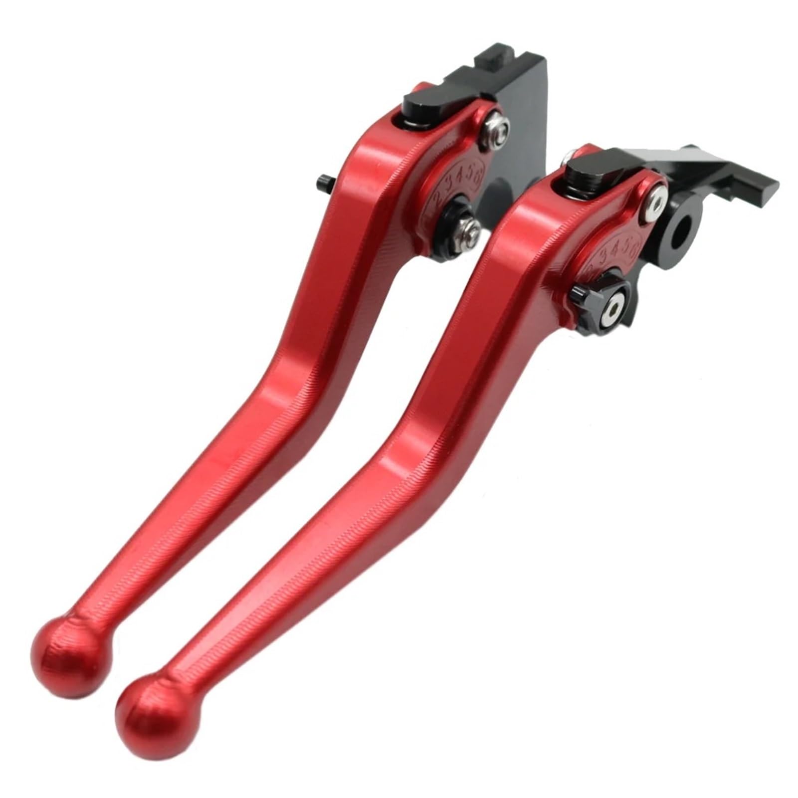 Bremskupplungshebel Für Kawasaki Für Z650 2017-2023 Motorrad Einstellbare CNC Aluminium Bremse Kupplung Hebel Griff Kupplungshebel Bremshebel(Red) von UMDJJU