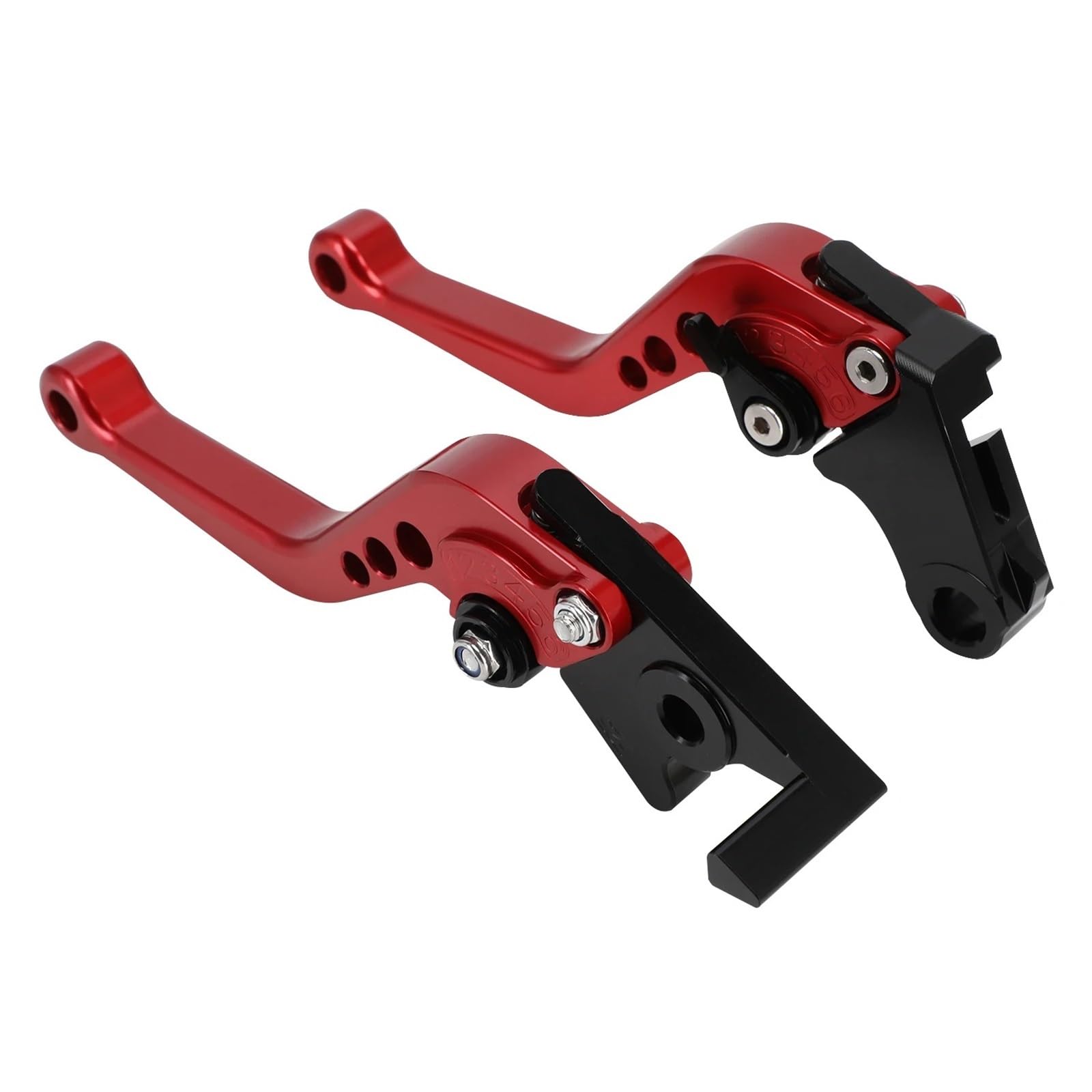 Bremskupplungshebel Für MSX125 Für GROM125 2013-2022 Motorrad Zubehör CNC Bremshebel Kupplungshebel Set Aluminium Kupplungshebel Bremshebel(Red) von UMDJJU