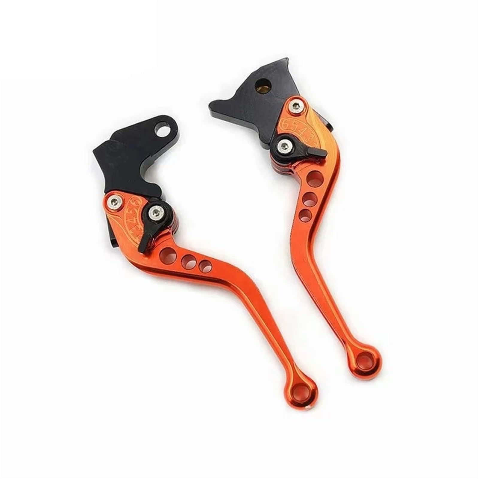 Bremskupplungshebel Für Triumph Für Rocket Für III Für Classic 2007-2010 Einstellbare Motorrad Bremse Kupplung Hebel Kupplungshebel Bremshebel(Orange 147mm) von UMDJJU