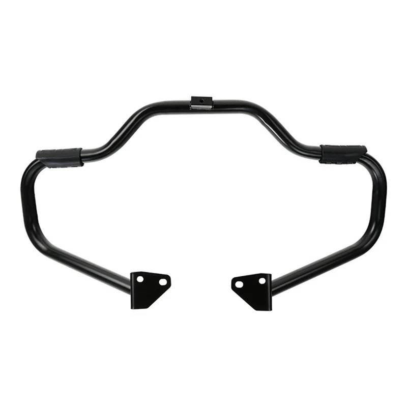 Für Dyna Für Fat Für Street Für Bob Für Wide Für Super Für Glide Für Low Für Rider 2006-2017 1,25 "Motorschutzbügel Highway Crash Bar Motorrad Sturzbügel Motor Stoßfänger(Black) von UMDJJU