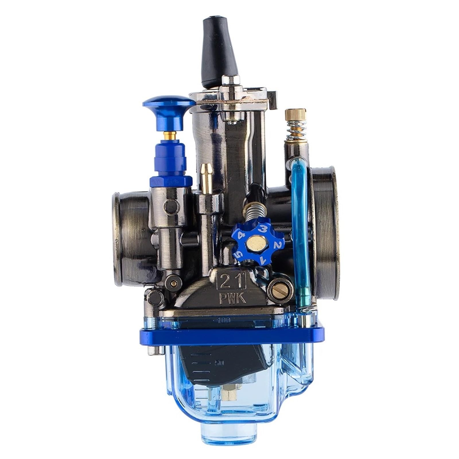 Für Koso Für PWK 21 24 26 28 30 32 34MM 2T 4T 50cc Zu 350cc Motorrad Mit Power Jet ATV Universal Vergaser Motorrad Vergaser Carb(Blue 30) von UMDJJU