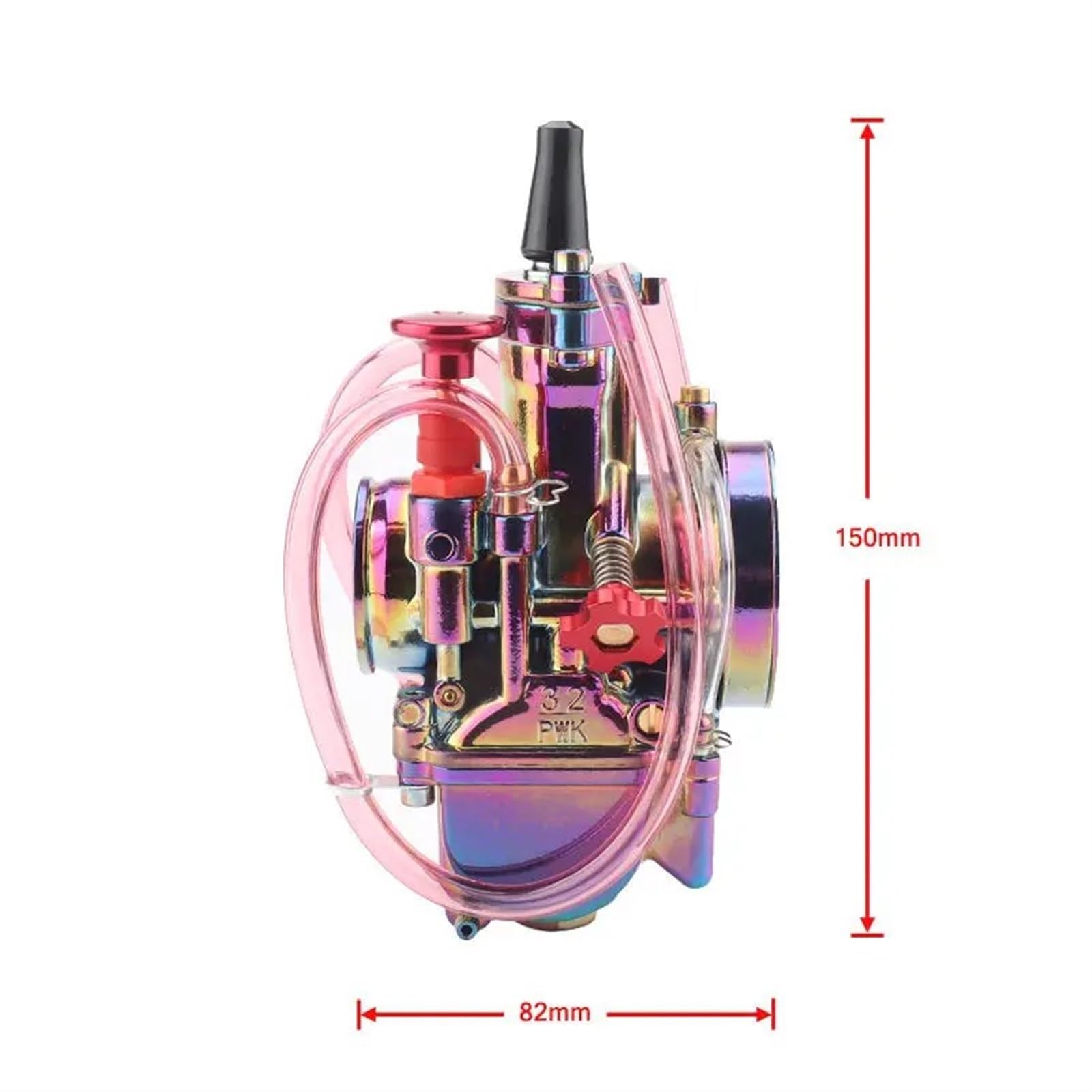 Für PWK 28 30 32 34mm Für 250cc Vergaser Bunte Carb Motorrad 2/4t Motor Roller Dirt Bike ATV Mit Power Jet Racing Motor Motorrad Vergaser Carb(32mm) von UMDJJU