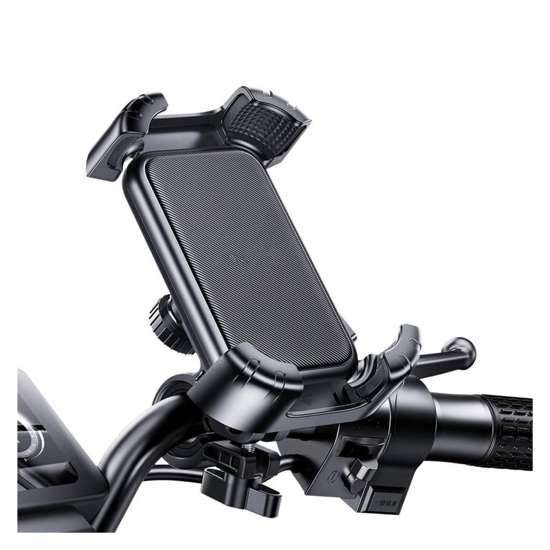 GPS-Navigationshalterung Motorrad-Telefonhalter 360°-Ansicht Universeller -Telefonhalter Für 4,7-7,2-Zoll-Mobiltelefonständer Stoßfester Halterungsclip Motorrad Handy Halterung(S2 Black1) von UMDJJU