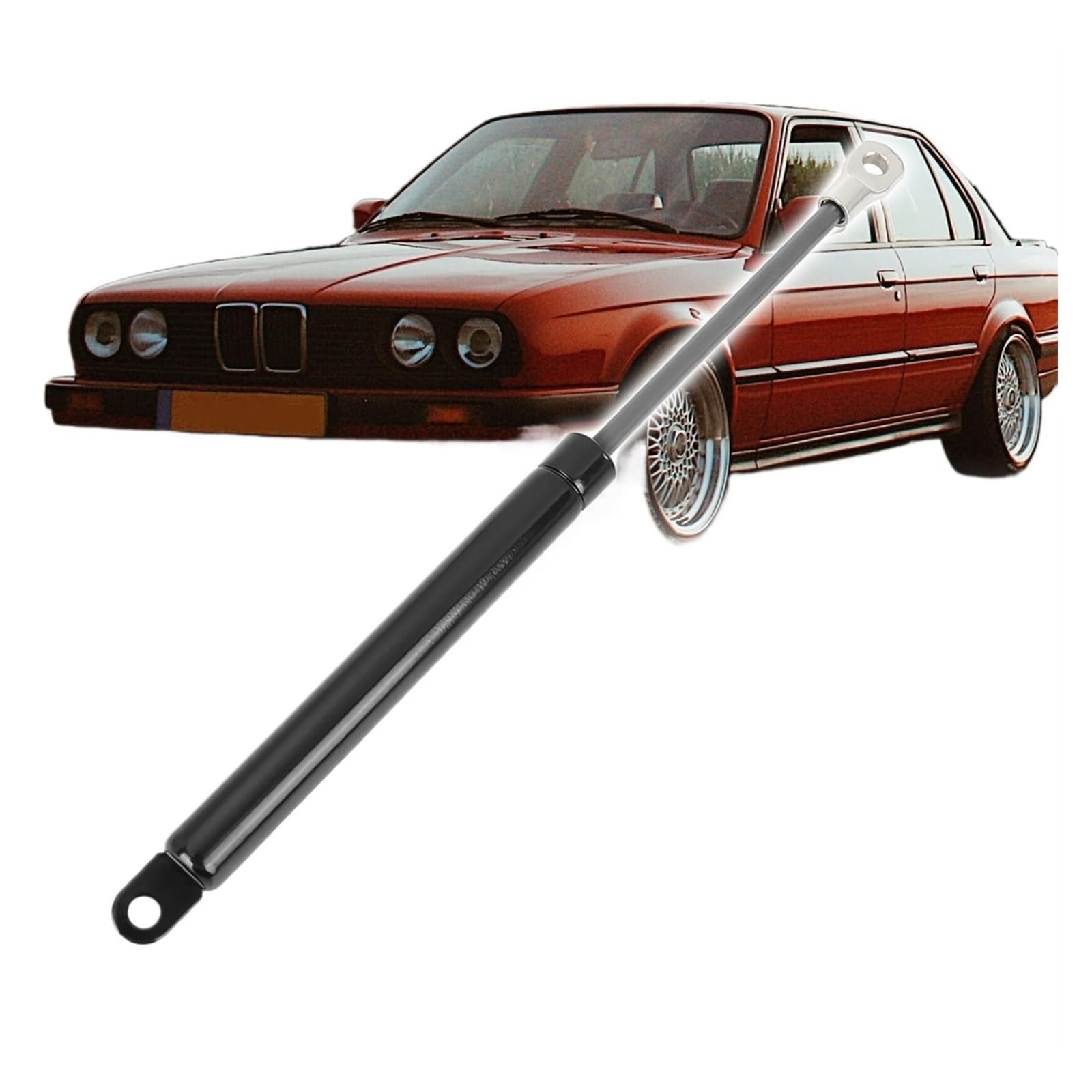 Haubendämpfer Für 325i 325e E30 318is 325iX 325is 325es Für M3 1984-1993 X Autohaux 2 Stück Auto Haube Streben Motorhaube Gas Lift Unterstützung Dämpfer Motorabdeckung Halterung(1Pcs) von UMDJJU