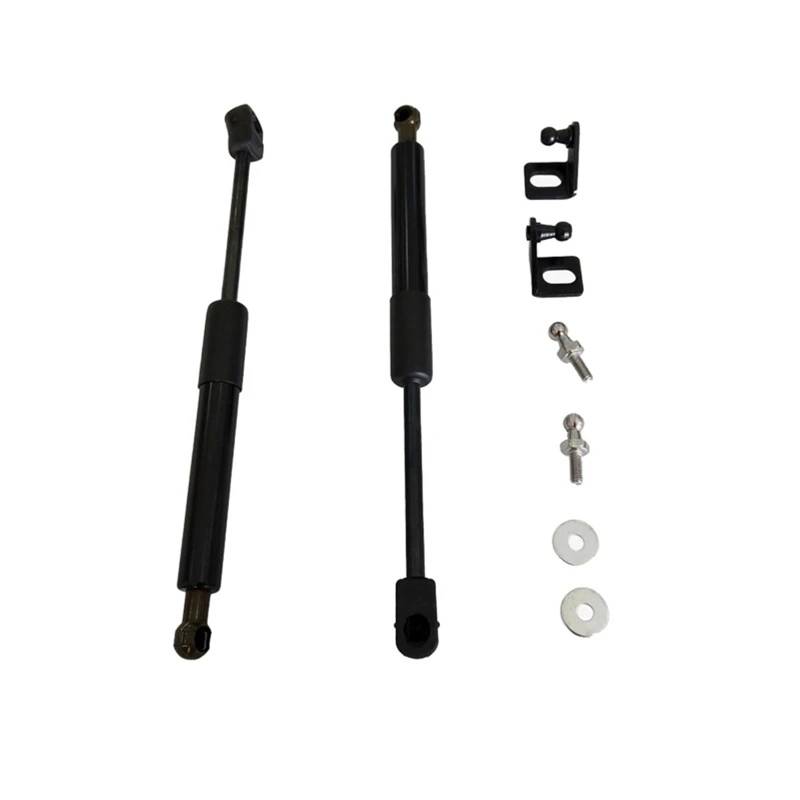 Haubendämpfer Für Suzuki Für Jimny JB64 JB74 2019 + 2PCS Front Hood Bonnet Lift Unterstützung Motor Abdeckung Gas Frühling Strut Stoßdämpfer Dämpfer Stange Motorabdeckung Halterung(Black) von UMDJJU