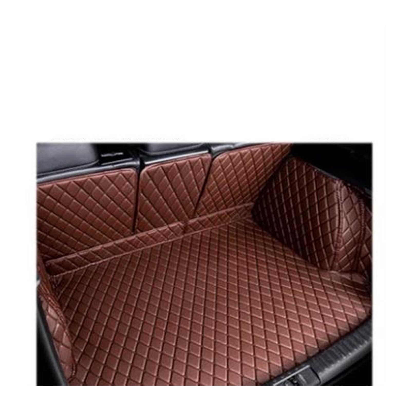 Kofferraum Teppich Für Ford Für Mondeo Für Mk4 2007-2014 Leder Kofferraum Matte Stamm Boot Mat Liner Pad Für Mondeo Fracht Pad Cargo Liner Kofferraumwanne(2coffee) von UMDJJU