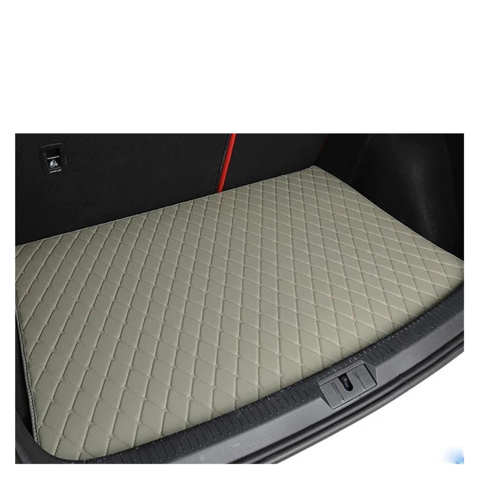 Kofferraum Teppich Für Jaguar Für F-Tempo 2016 2017 2018 Kofferraum Matte Cargo Liner Teppich Innen Teile Zubehör Abdeckung Kofferraumwanne(Gray) von UMDJJU