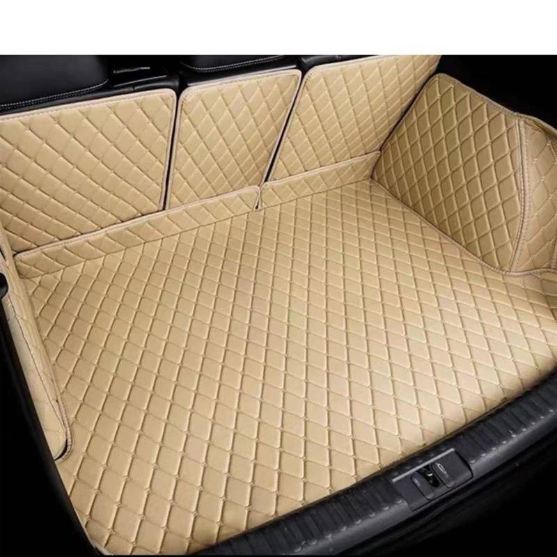 Kofferraum Teppich Für RAV4 Für RAV 4 Für XA50 Für XA 50 2019 2020 2021 2022 Auto Zubehör Stamm Schutz Leder Matte Catpet Innen Abdeckung Teil Styling Kofferraumwanne(BEIGE 3D) von UMDJJU