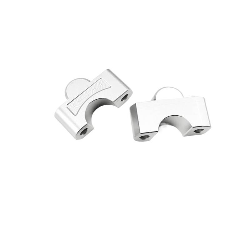 Moto Lenkerklemmen Riser Für Sport Für Tiger 660 Für Sport660 2022-2023 Motorrad Lenker Riser Drag Griff Bar Clamp Verlängern Adapter Lenker Riser(Silver) von UMDJJU