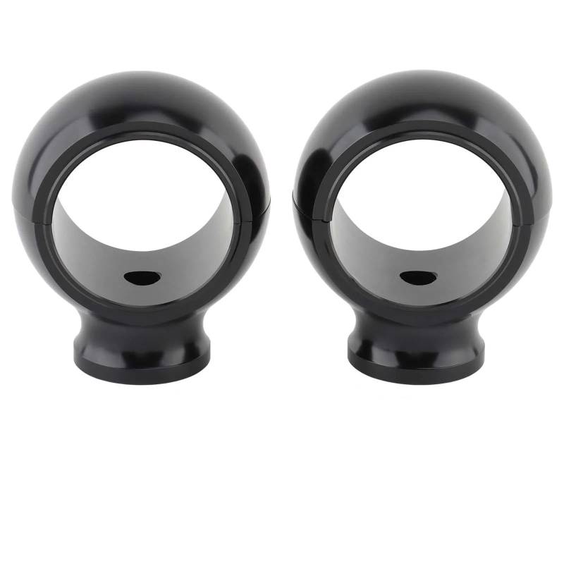 Moto Lenkerklemmen Riser Für Sportster Für XL1200 Für XL48 2" Aufstieg CNC Aluminium Chrom 1" Lenker Riser 50mm Lenker Montieren Verlängerung Block Lenker Riser(Black) von UMDJJU