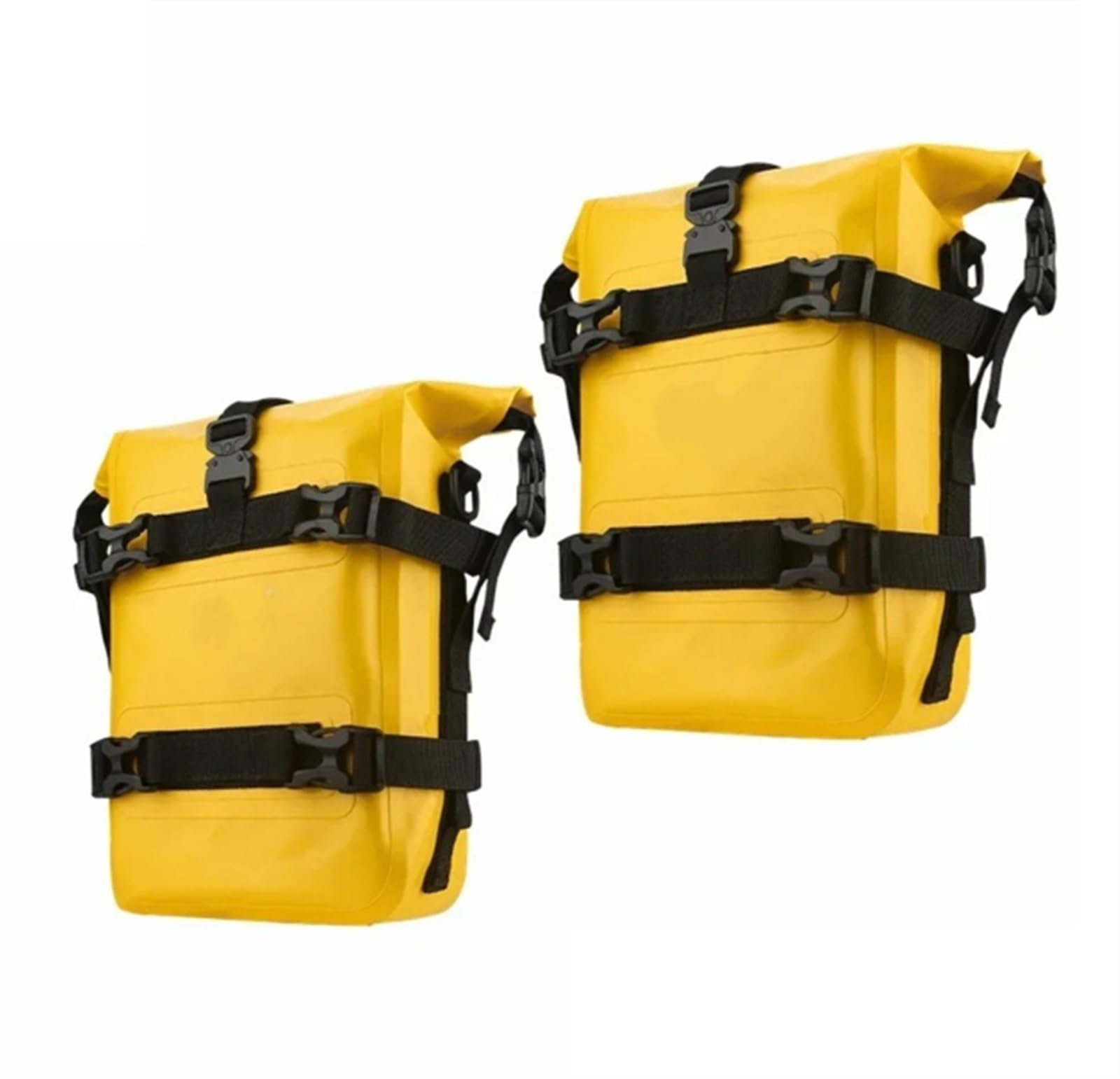 Motorrad Rahmentasche Für NC750X Für CB500X Motorradrahmen Crash Bars wasserdichte Tasche Stoßfänger Reparatur Werkzeug Platzierung Tasche Motorrad Tasche(Yellow 2pc) von UMDJJU