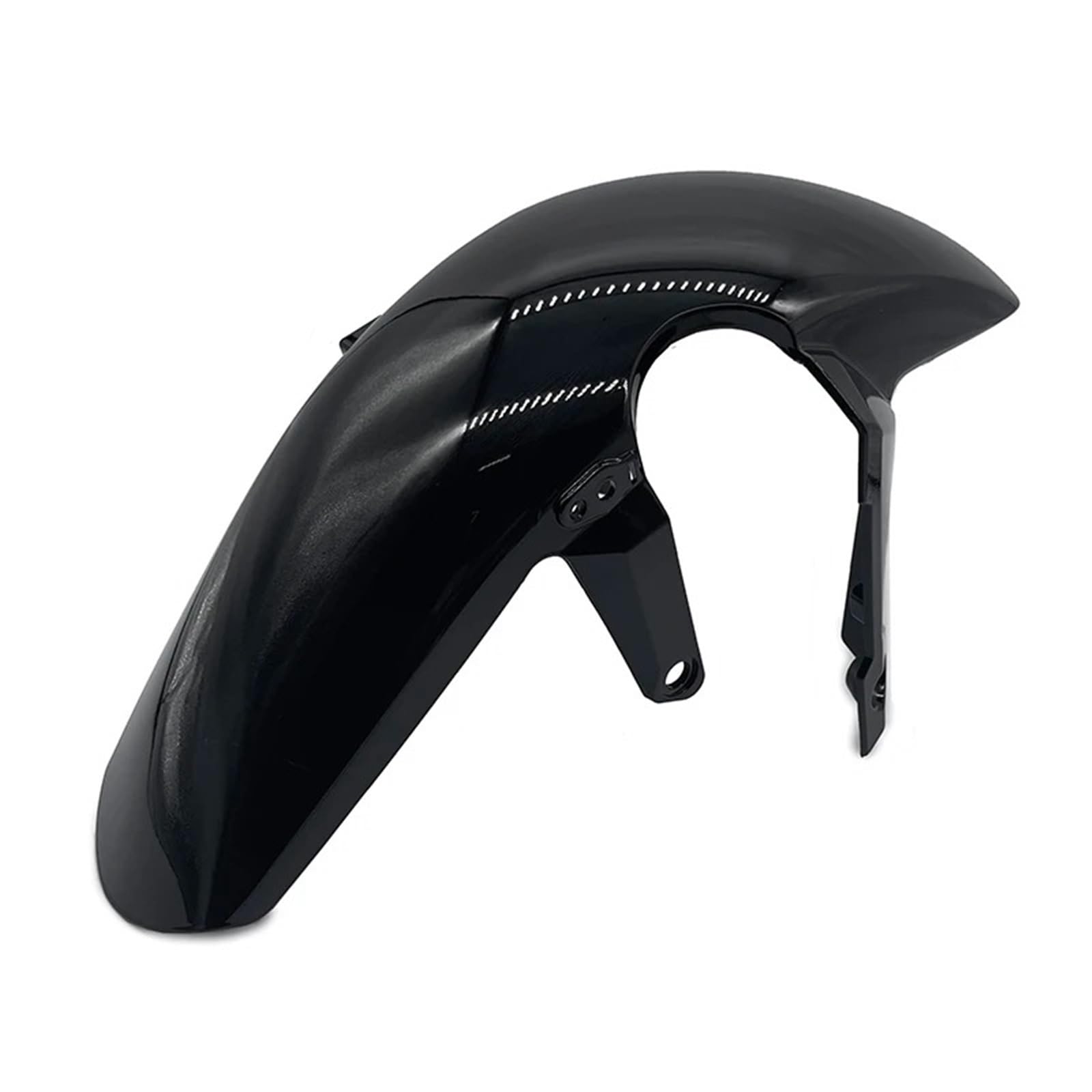 Motorrad Spritzschutz Für CB650R Für CBR650R 2019-2021 Motorrad Zubehör Vorderrad Abdeckung Hugger Fender Kotflügel Splash Schutz Motorräder Kotflügel(Glossy Black) von UMDJJU