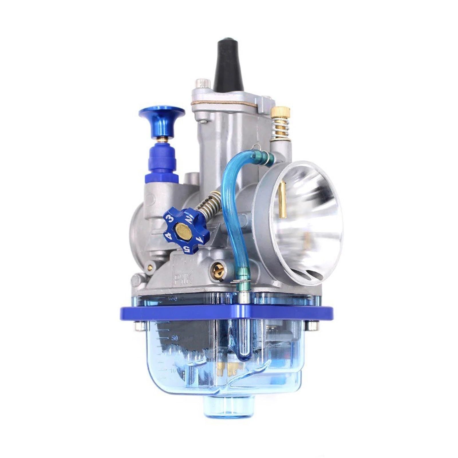 Motorradvergaser Für PWK 24 Mm 26 Mm 28 Mm 30 Mm 32 Mm 34 Mm 2 T 4 T Für Keihin Für Koso Für OKO Power Jet Blaue Schwimmerschale Motorrad Vergaser Carb(28MM) von UMDJJU