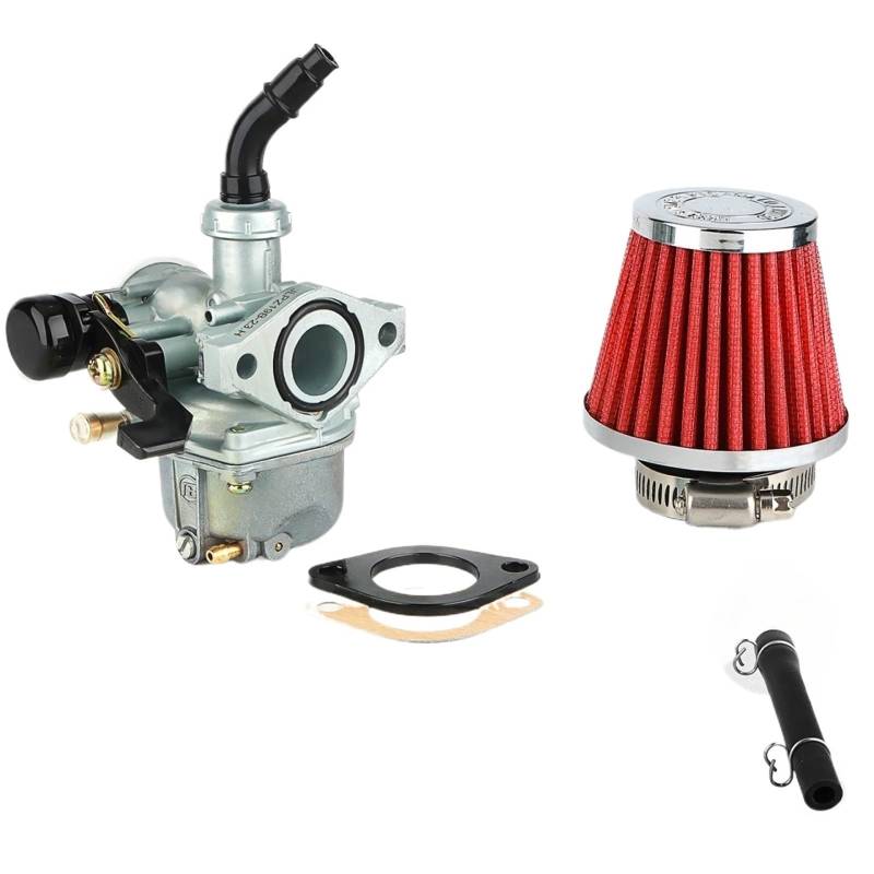 Roller Vergaser Für PZ19 19mm Universal Vergaser Vergaser Luftfilter Kit Für 50cc 70cc 90cc 110cc125cc Für ATV 4 Wheeler Motorrad Vergaser Motorrad(19-Air Filter) von UMDJJU