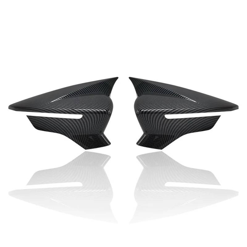 Rückspiegelkappe Für Sitz Für Ibiza Für Mk5 2017-2020 2 Stücke Auto Seite Tür Rückspiegel Abdeckung Kappe Seitenspiegelkappen(Carbon Fiber) von UMDJJU