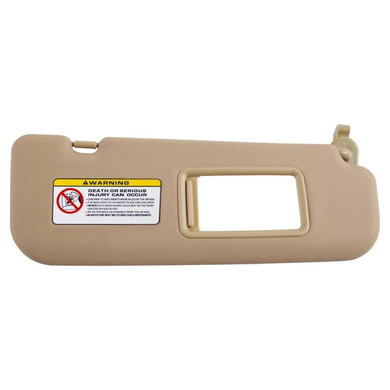 Sonnenblende Für Hyundai Für Elantra 2011-2015 Auto Sonnenblende Mit Kosmetikspiegel Abdeckplatte Für Blockieren Von Sonnenlicht ‎852103X000TX 852203X000TX Auto-Sonnenblende(Beige Right Side) von UMDJJU