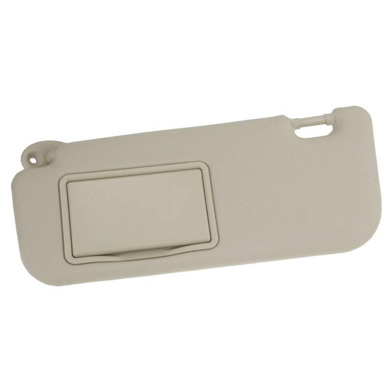 Sonnenblende Für Toyota Für Corolla 2014 2015 2016 2017 1 Pcs Auto Sonnenblende Panel Mit Make-Up Spiegel Links Rechts Beige Grau 74320-02B21 Auto-Sonnenblende(Beige Left) von UMDJJU