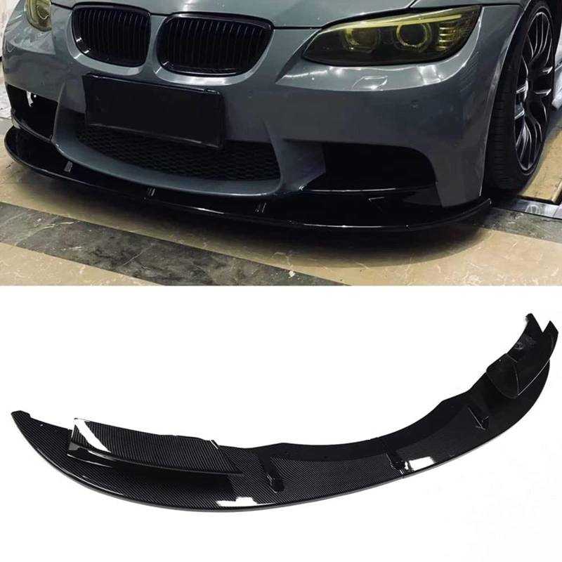 Auto Frontspoiler Lippe für BMW E90 E92 E93 M3 2009-2013 Kratzfest Kollisionssicher Lippenspoiler Frontstoßstangenlippe,Car Zubehör. von UNCLE LIAO