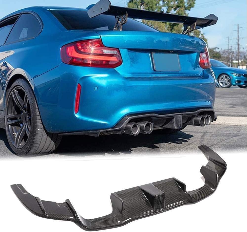 Auto-Heckspoiler,für BMW F87 M2 M2C Competition 2015 2016 2017 2018 2019 2020 hintere Stoßfängerlippe Diffusor Spoiler Kratzfeste Body Kit. von UNCLE LIAO