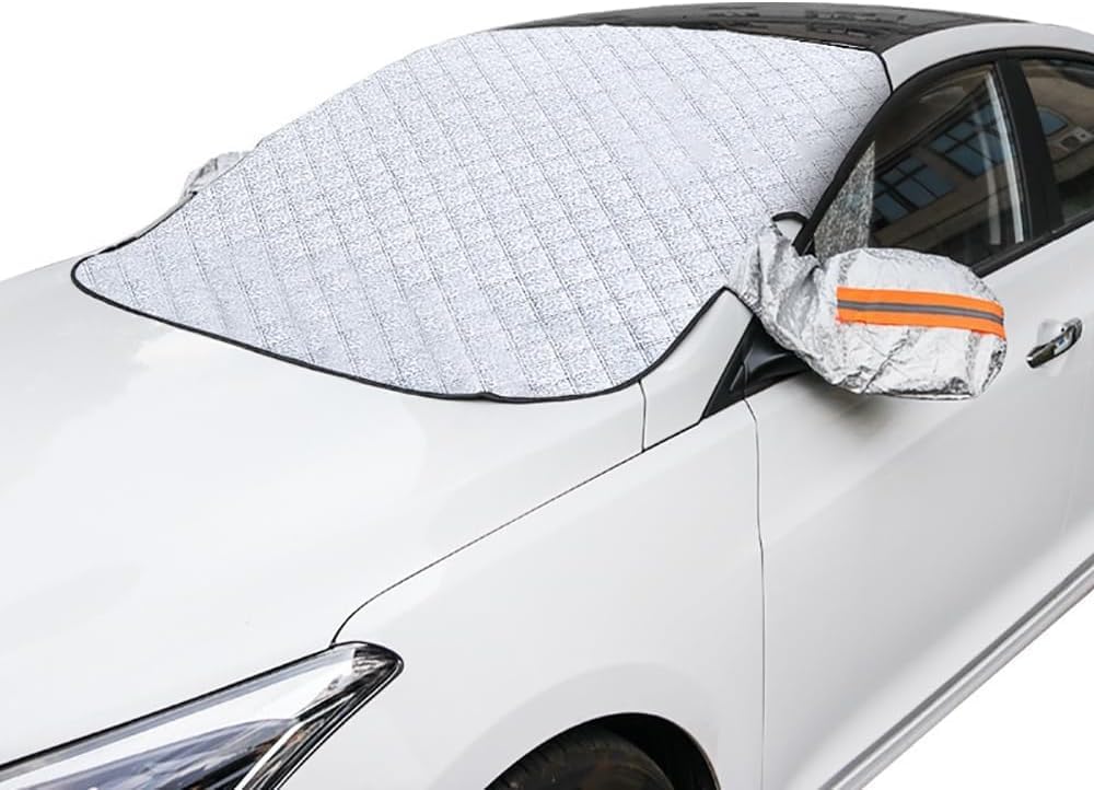 Windschutzscheibenabdeckung für Audi A3 2014-2020,Auto Windschutzscheibe Sonnenschutz Ultra-Dick Abdeckung Sonnenblende Winter Gegen.,C-O148 * 116cm von UNCLE LIAO