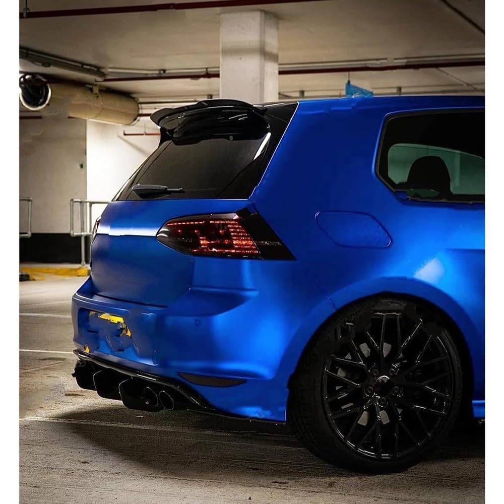 Auto Heckspoiler Spoiler für VW Golf 6 7 7,5 VI VII MK6 7 7,5 GTI GTD R 2009-2020 Kratzfeste Dachspoiler Kofferraumspoiler Heckflügel Flügel Lippe Umbauzubehör von UNGOOR