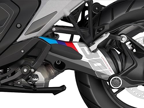 UNIRACING Kit Dekoration und Schutz für die Schwinge der BMW R1300GS Weiß von UNIRACING