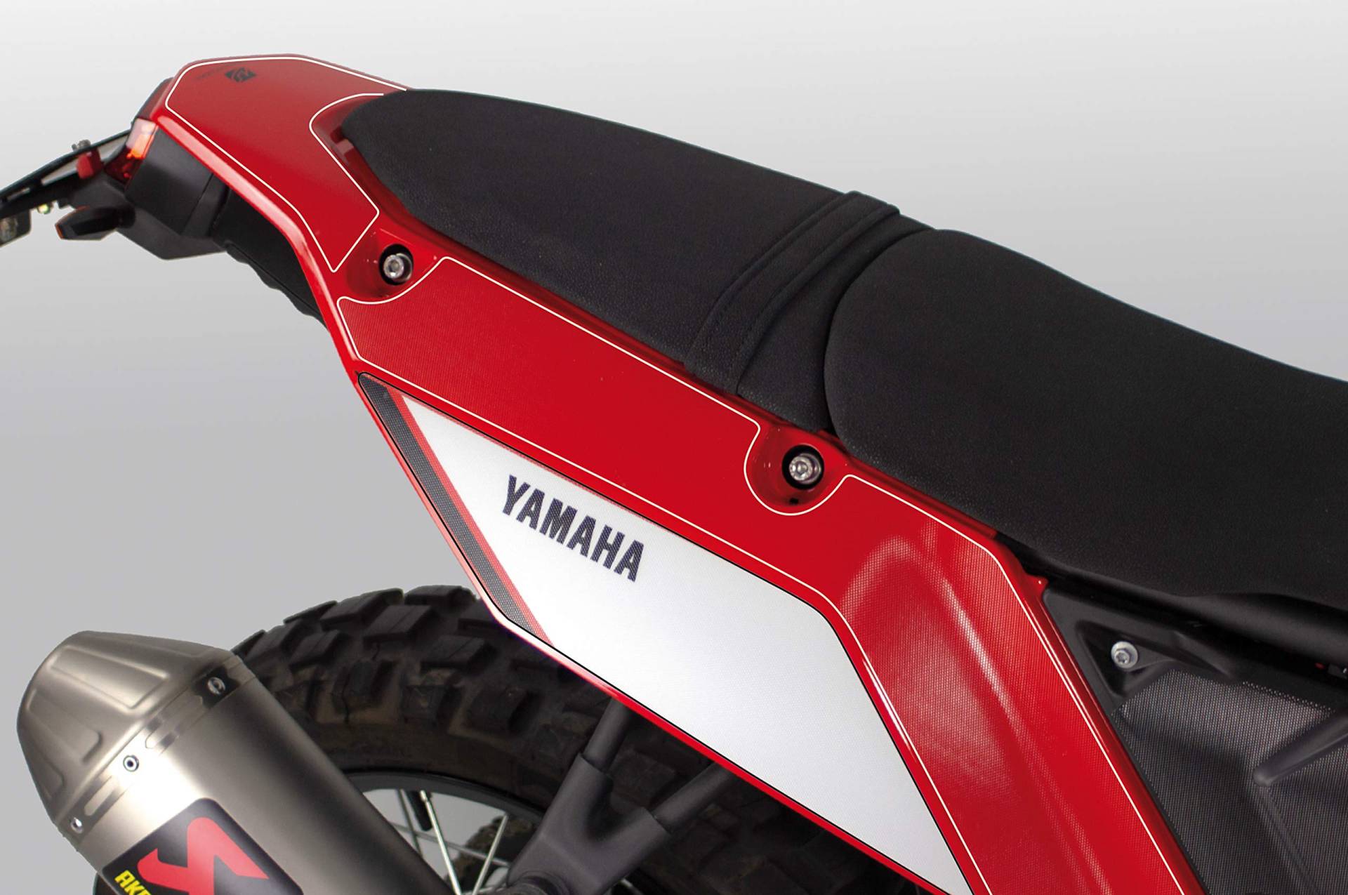 UNIRACING Off Road Scratch Saver für Yamaha Tenere 700 2019-23, Heck + Schwingen Satz von UNIRACING