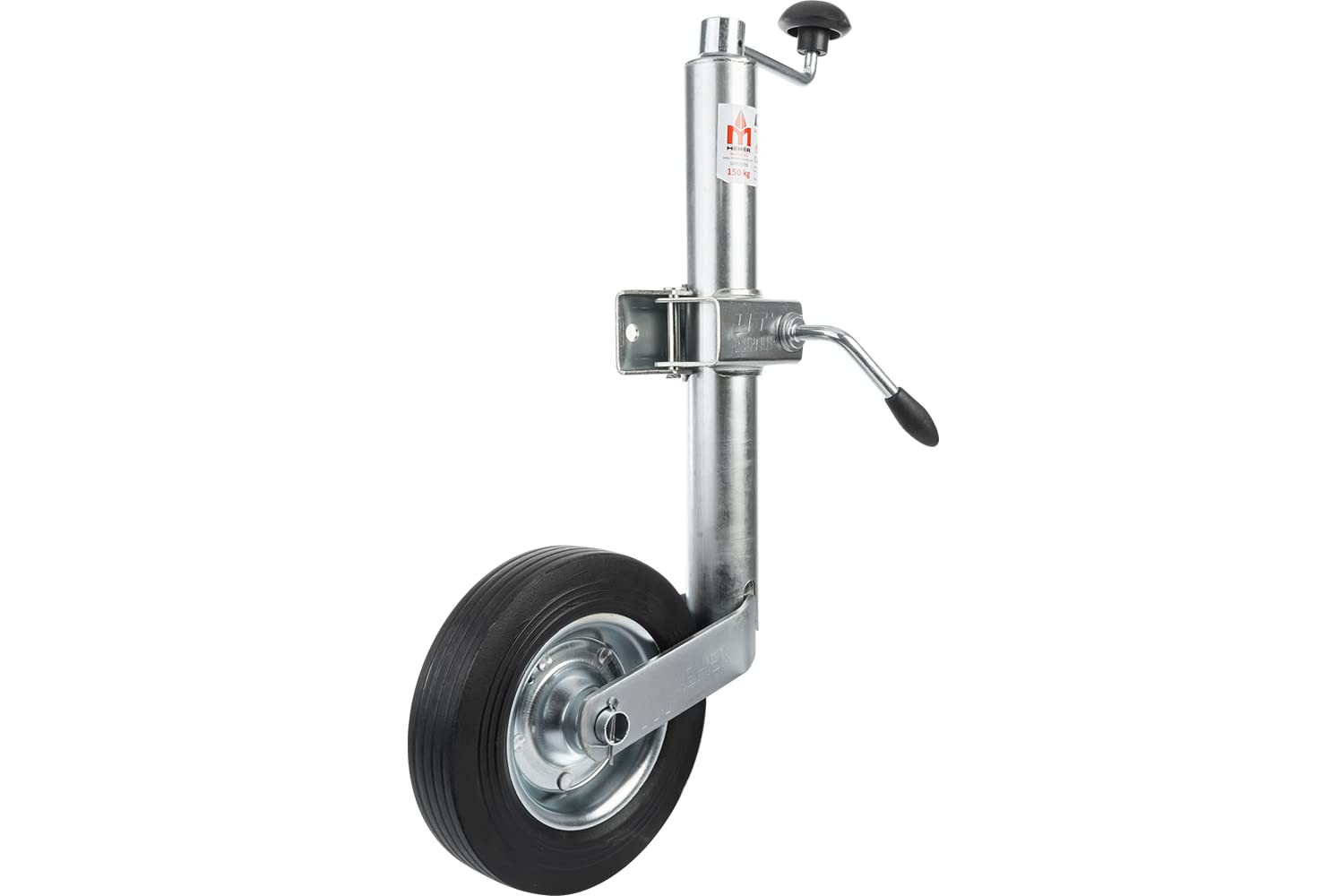 Anhänger Stützrad mit Klemmhalterung LB 48, Stützrad Anhänger für PKW-Anhänger | Rohrdurchmesser 48 mm | 150kg | Anhängerstützrad | Bugrad | Unitrailer von UNITRAILER