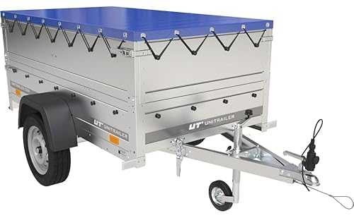 GARDEN TRAILER 200 KIPP | Kippbarer Pkw Anhänger 750 kg mit Bordwänden von UNITRAILER