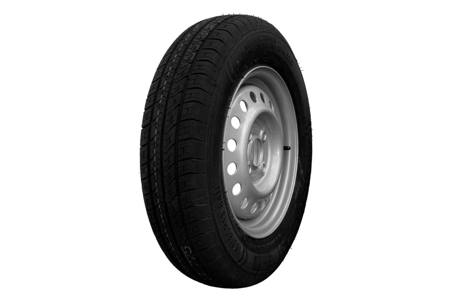 Komplettrad anhängerreifen 155/80 R13 4x100 Kenda von UNITRAILER