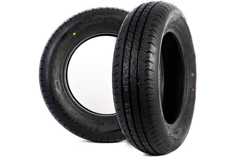 UNITRAILER Ganzjahresreifen Set: 2X 155/70 R13 75N Linglong Anhängerreifen von UNITRAILER