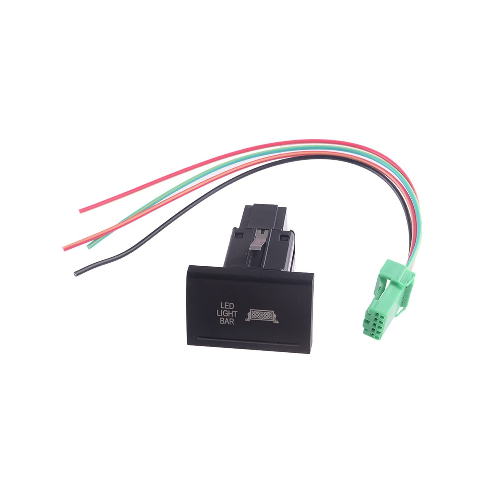 UNNIQ Auto-Druckknopf-Schalter rot LED Arbeit hinterer Fleck Rückseite Nebelscheinwerferleiste 12V fit for Vw. Fit for Amarok. Kfz-Schalter und -Relais von UNNIQ