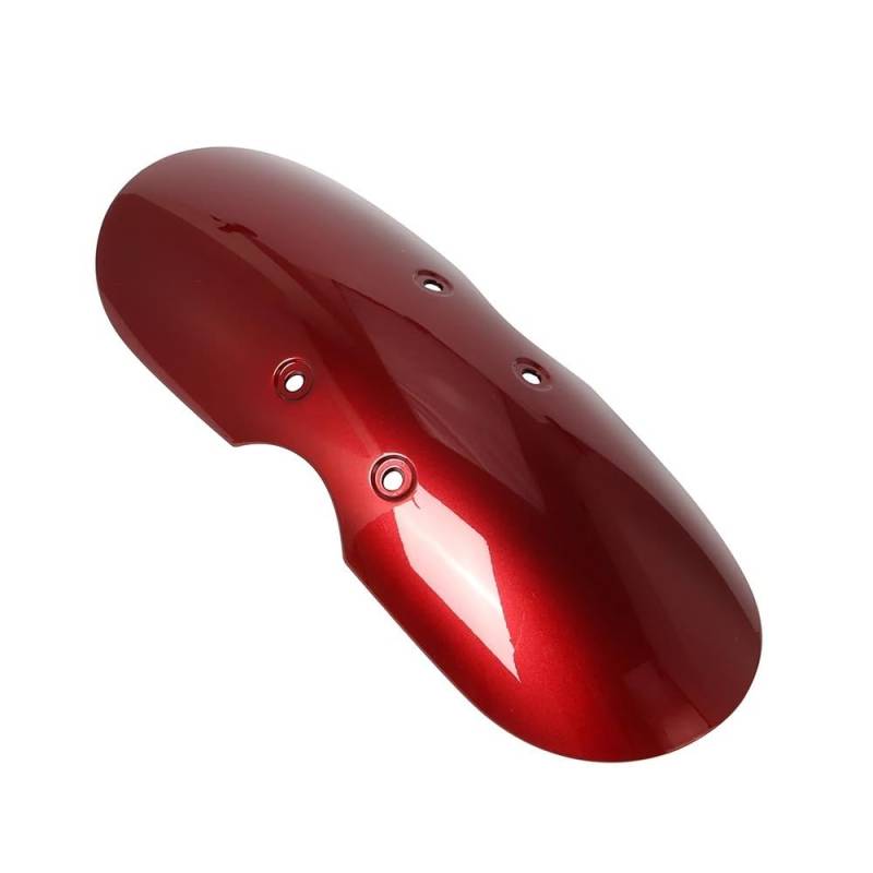 Schwarzes rotes Motorrad Chopper Short Front Fender Splash Guard Madguard Verkleidung Kompatibel mit T100 -Modelle geeignet(RED) von UNRRZLCA