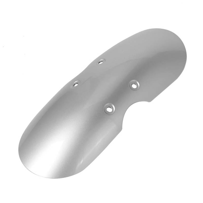 Schwarzes rotes Motorrad Chopper Short Front Fender Splash Guard Madguard Verkleidung Kompatibel mit T100 -Modelle geeignet(SILVER) von UNRRZLCA