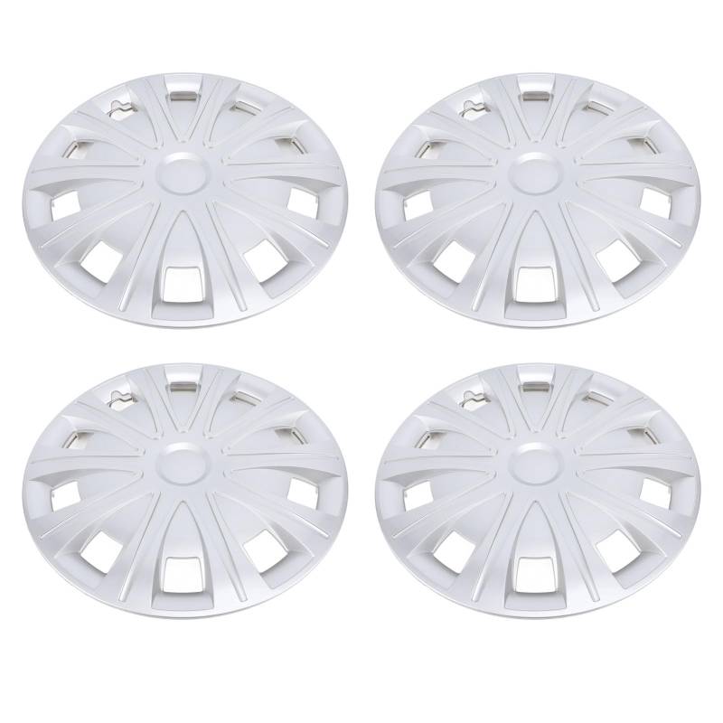 4 Stcs Auto Rad Nabenabdeckung, 17 Zoll Hubcap Wheel Deckabdeckung Snap auf Impact Proof Rim Rim Deckung Universal für Transitanschluss von UPALDHOU