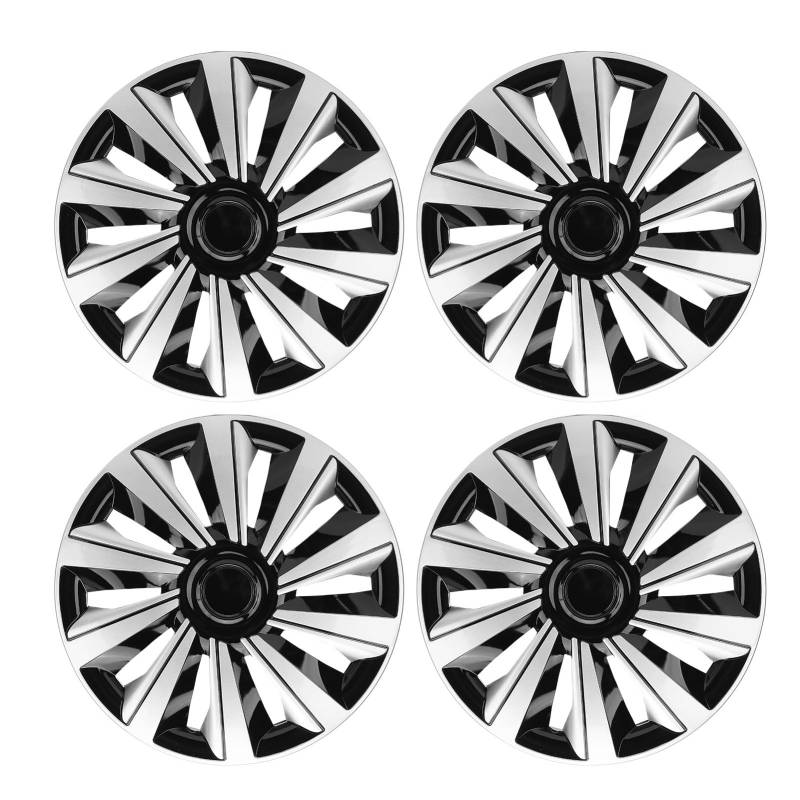 4 Stcs Auto Rad Nabenkappe, 15 -Zoll -Hubcap -Radabdeckung Sporty Look SOUSSION SOUSSION SCORK STRAFT Rim Rim -Abdeckung Ersatz für Sitz von UPALDHOU