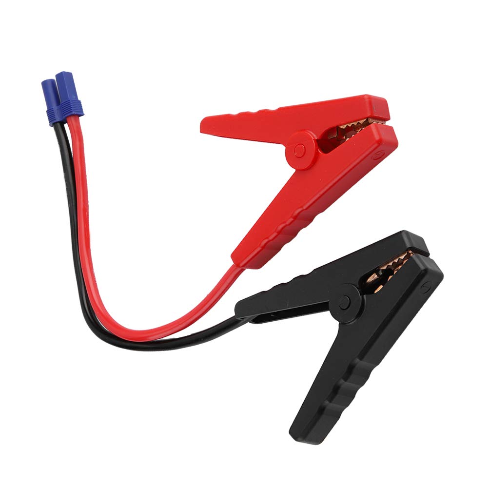 Batterie-Clip, Auto-Notfall-Starthilfe-Batterie-Clip, Messleitungsklemme, EC5-Stecker, 12 V von UPALDHOU