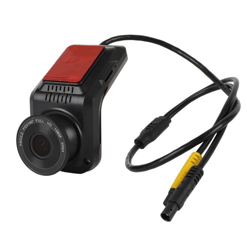 Front-Armaturenbrett-Kamera, Dashcam 1080P HD 140 Grad Weitwinkel APK ADAS Assistance Front-Heck-Armaturenbrett-Kamera für Fahrzeug, LKW, Wohnmobil von UPALDHOU