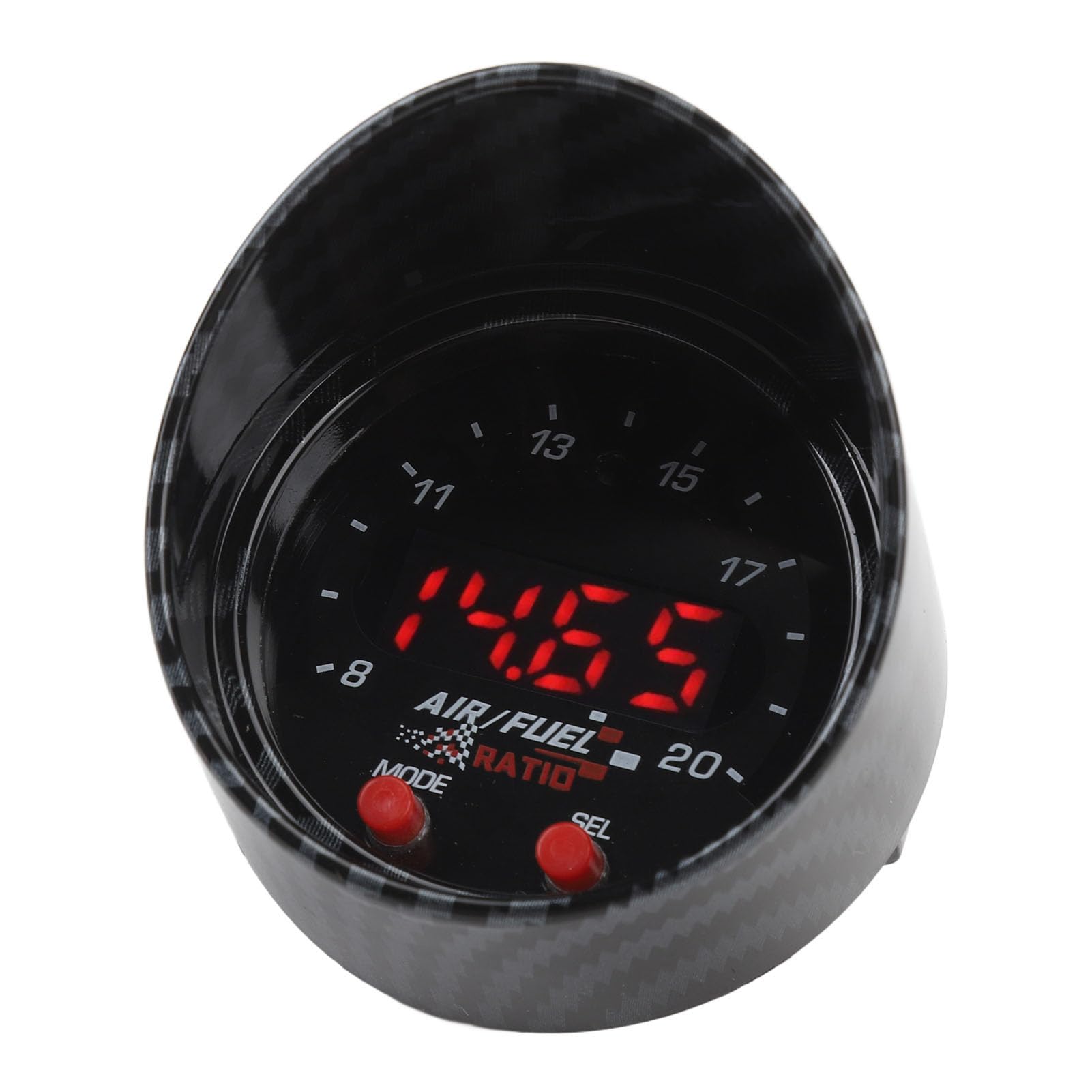 Luft-Kraftstoff-Verhältnis-Messgerät, 52 Mm AFR-Sensor-Controller-Messgerät, Schwarze Blende 30-0300 Universal X-Serie Breitband-Digital-AFR-O2-Sensor-Controller-Messgerät von UPALDHOU