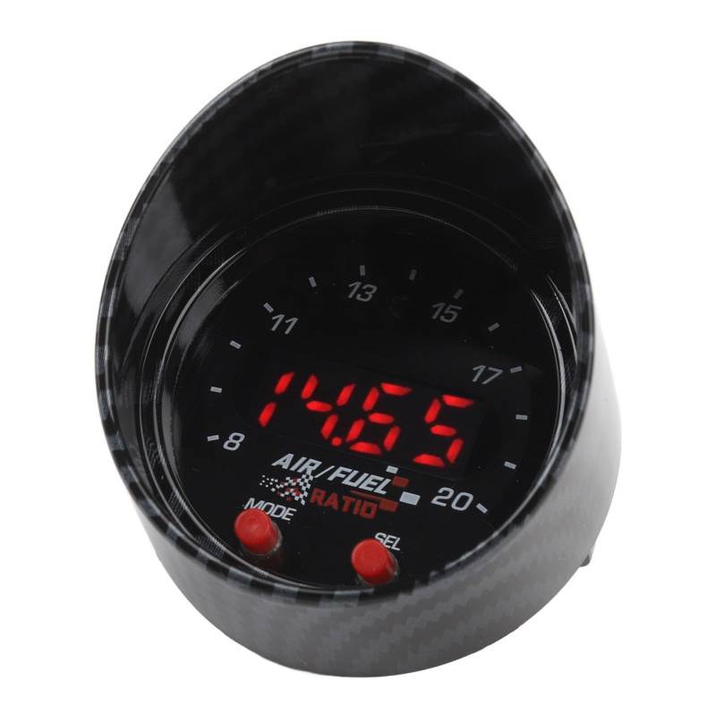 Luft-Kraftstoff-Verhältnis-Messgerät, 52 Mm AFR-Sensor-Controller-Messgerät, Schwarze Blende 30-0300 Universal X-Serie Breitband-Digital-AFR-O2-Sensor-Controller-Messgerät von UPALDHOU