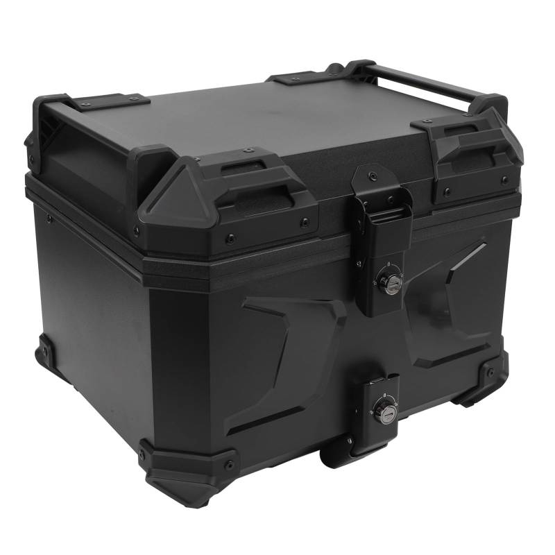 Motorrad-Heckbox, 45 L Motorrad-Topbox mit Sicherheitsverschluss, Schnellverschluss, Universelle Passform, Wasserdichter Kofferraum, Gepäckaufbewahrungskoffer von UPALDHOU