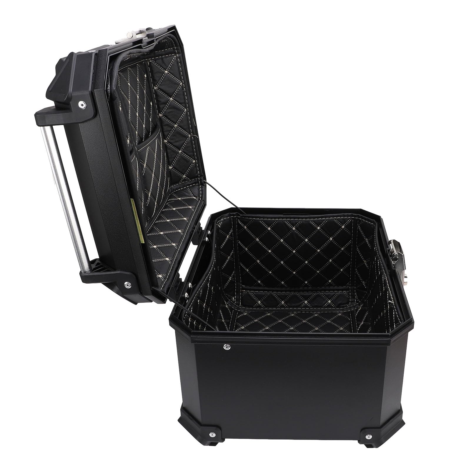 Motorrad-Heckgepäckbox, 45 L Motorrad-Heckbox, Universelle Wasserdichte, Hochfeste Heckbox, Kofferraum-Tour-Gepäckbox von UPALDHOU