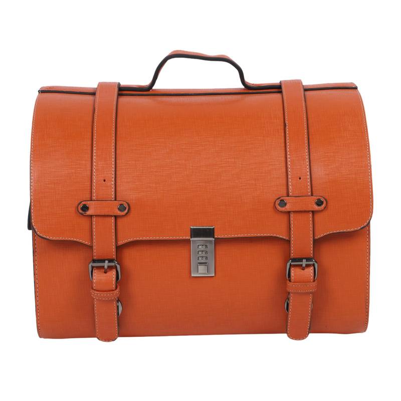 Motorrad-Satteltasche, Motorrad-Hecktasche, Wasserdicht, 29,5 L Fassungsvermögen, Schnellverschluss, Modische Motorrad-Gepäckträger-Gepäcktasche für Roller (ORANGE) von UPALDHOU