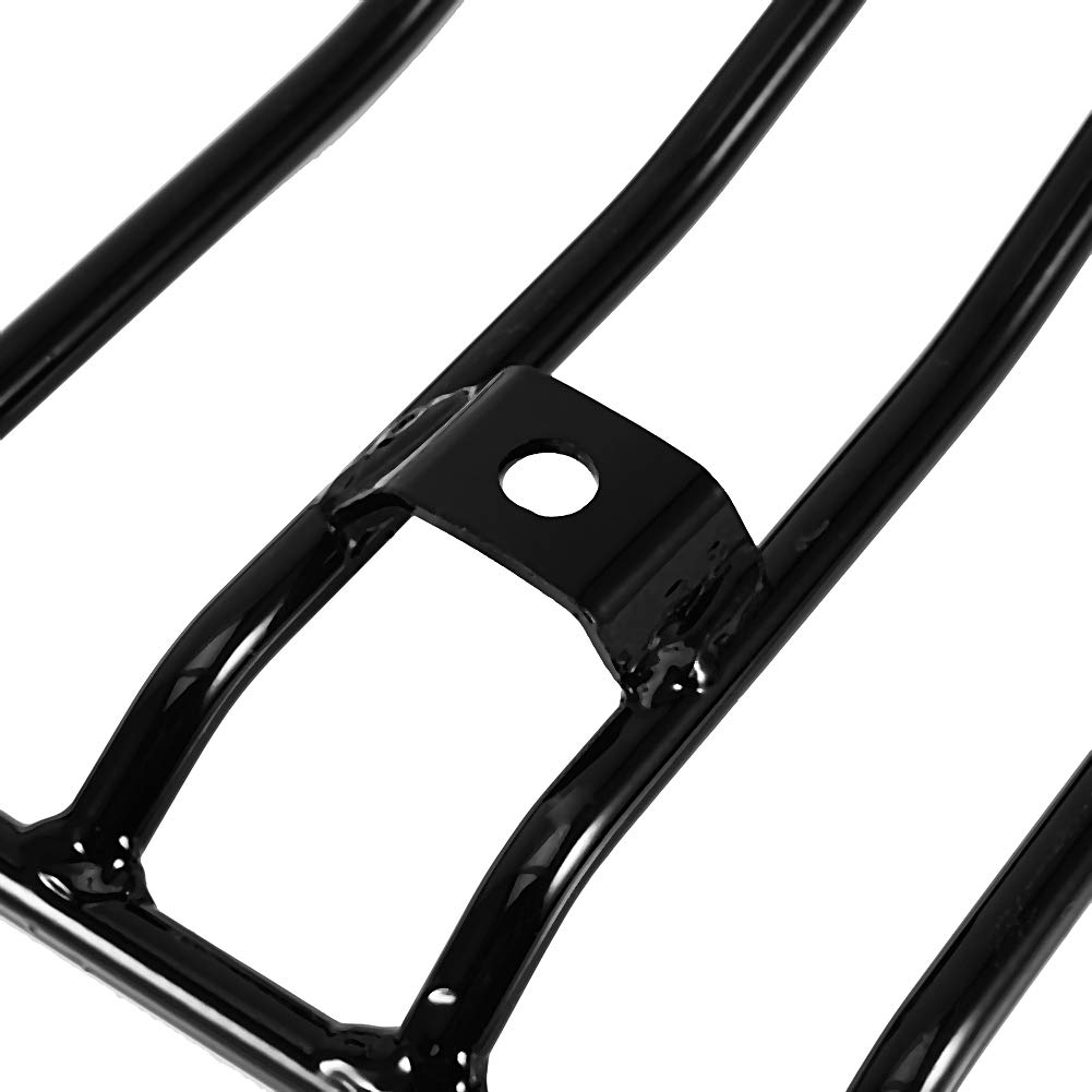 XL883/1200 X48 2004-16 Schwarz Aluminiumeinstellung für das Hintere Heckraster für Motorrad, Einstellung für Eisen- und Nightster-Modelle von UPALDHOU