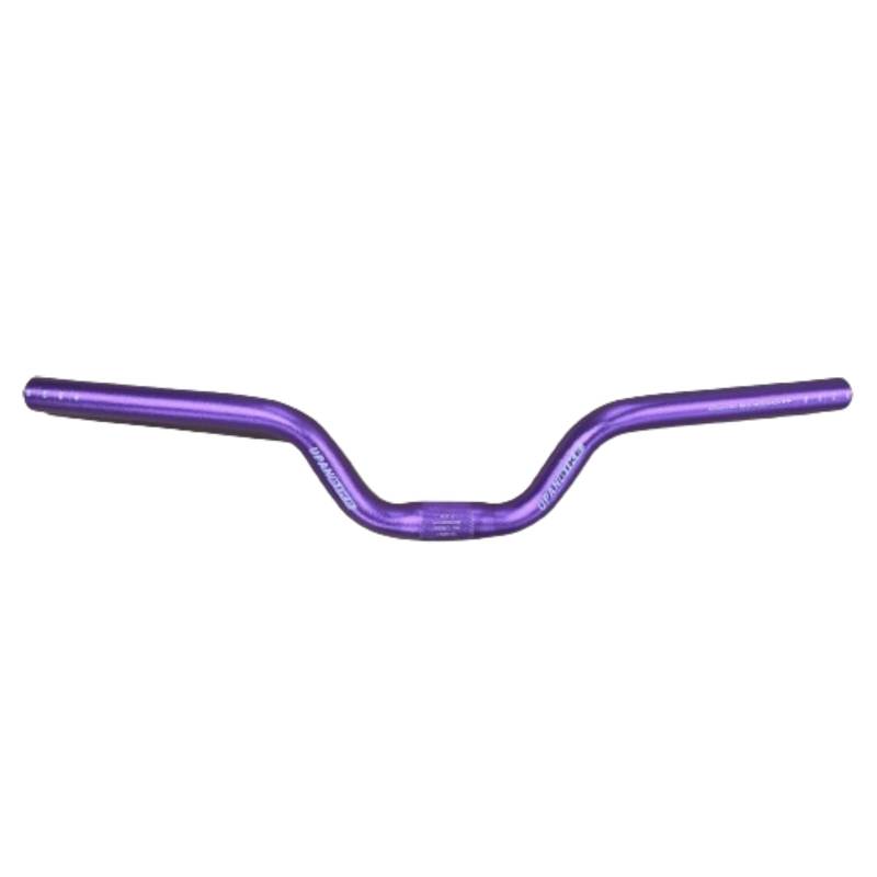 UPANBIKE Fahrradlenker, 25,4 mm, 520 mm, Aluminiumlegierung, Erhöhung 80 mm, für Fahrräder mit festem Gang, Violett von UPANBIKE